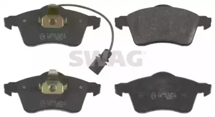 Комплект тормозных колодок, дисковый тормоз SWAG купить